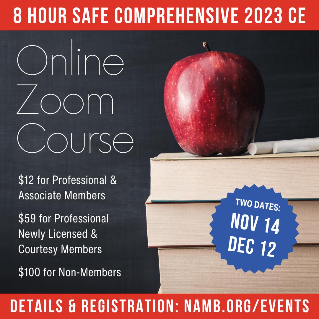 8 Hour SAFE Comprehensive 2023 CE Course No. 15411 National Association of Mortgage Brokers