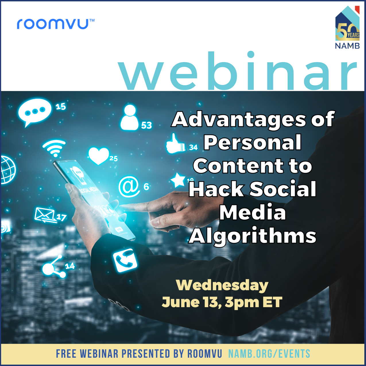 Webinar – Integrate Personal Content to Hack the Algorithms, by Roomvu ...