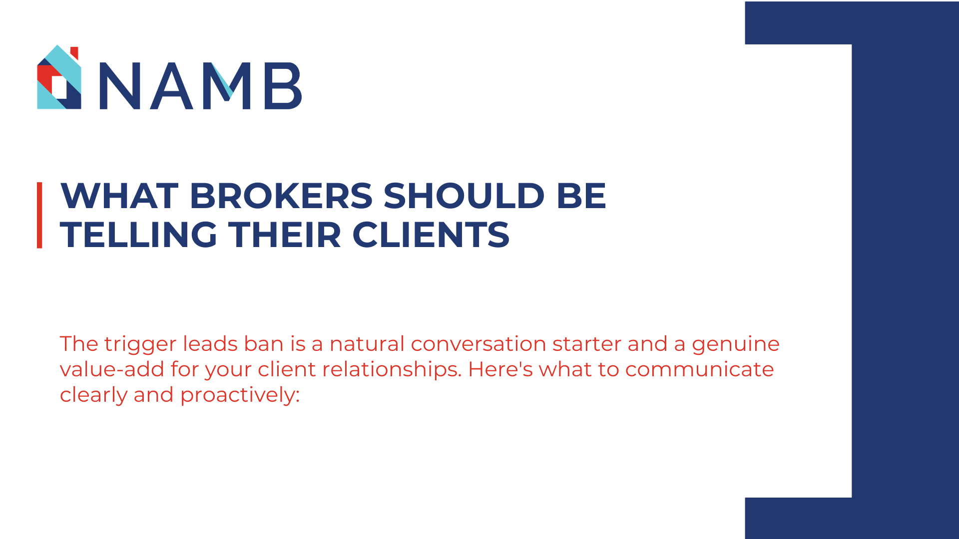 brokers telling clients